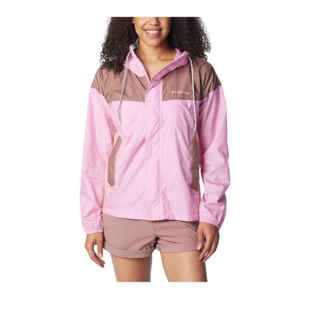 Columbia 哥倫比亞 女款-UPF40防潑水風衣-粉色印花 UWR73300UH (2023春夏) 歷史價格詳細信息