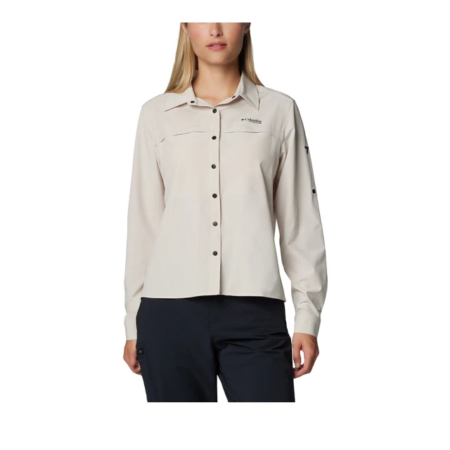 【Columbia 哥倫比亞】女款-超防曬UPF50快排長袖襯衫-藍色(UAL99100BL / 2023年春夏) 歷史價格詳細信息