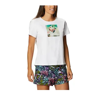 Columbia 哥倫比亞 女款 -UPF50快排短袖襯衫-白色 UAR26540WT 歷史價格詳細信息