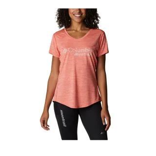 Columbia 哥倫比亞 女款-OMNIWICK快排短袖野跑上衣-紅色 UAR23880RD 歷史價格詳細信息