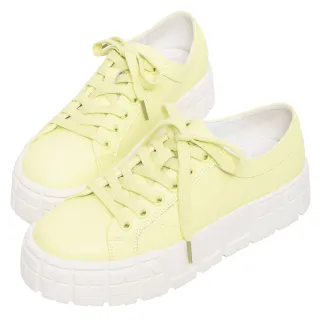 【Ann’S】活力販賣機-全真皮牛皮綁帶積木厚底小白鞋-4cm(黃) 價格比較,價格查詢,歷史價格詳細信息