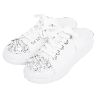 Ann’S鑽石糖碎石曲線寬版兩穿平底涼鞋-黑 歷史價格詳細信息