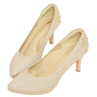 Ann’S魅力女神-繫帶鑽石流蘇防水台尖頭婚鞋-8cm-銀(版型偏小) 歷史價格詳細信息