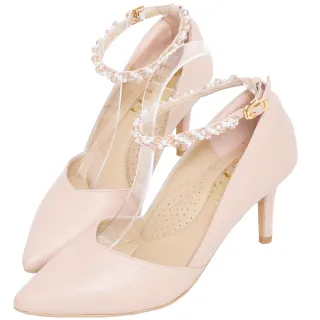 Ann’S美貌與實力-小羊皮全真皮素面方扣酒杯跟尖頭鞋-5.5cm-棕(版型偏小) 歷史價格詳細信息