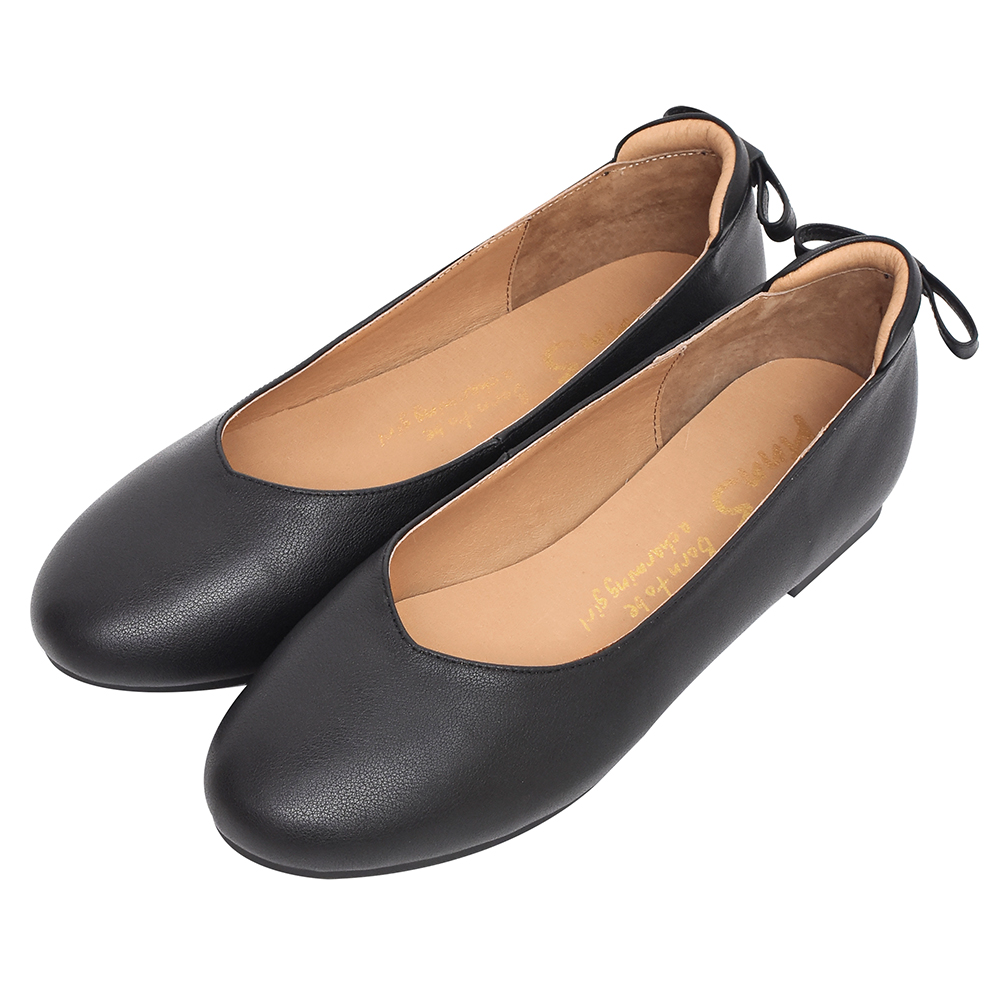 【Ann’S】再讓我睡一下就好-後跟小蝴蝶結真皮平底鞋(咖) 歷史價格詳細信息