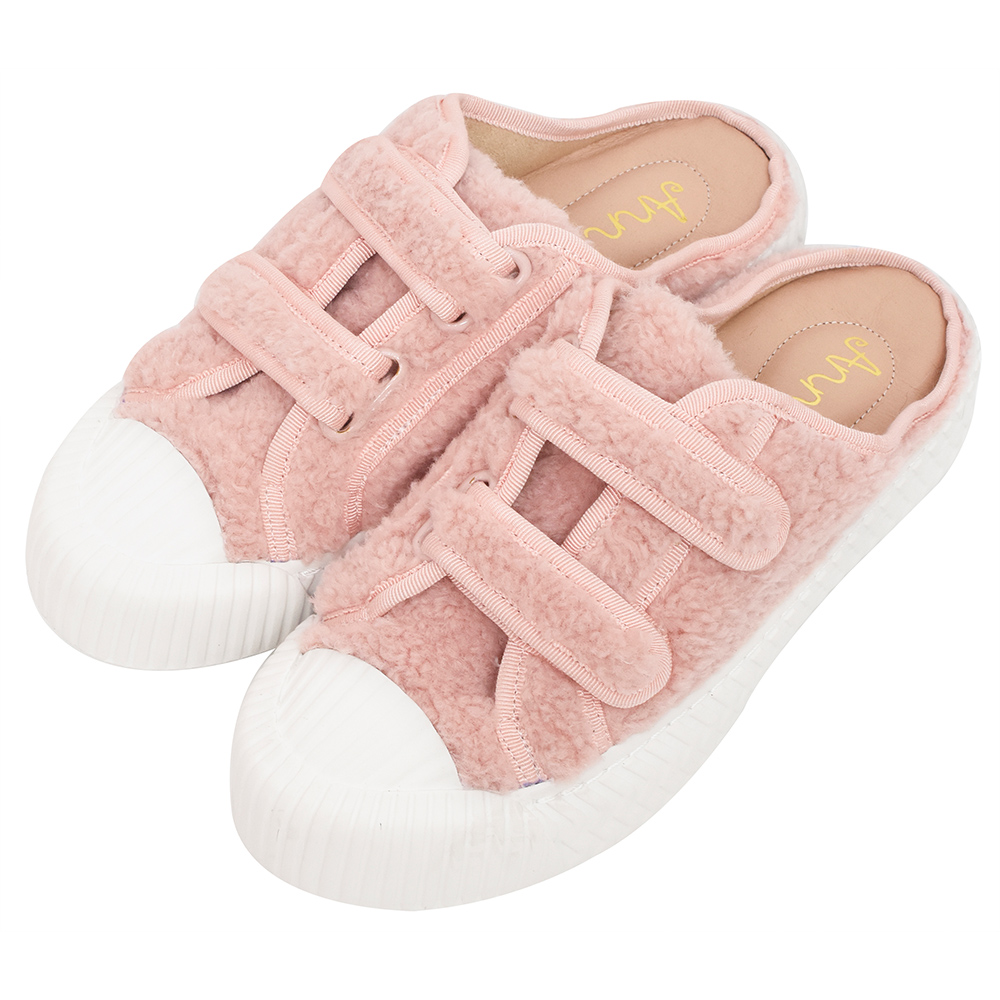 Ann’S幸福狗聯名-輕奢訂製毛茸茸鞋帶餅乾底休閒鞋-黑 歷史價格詳細信息