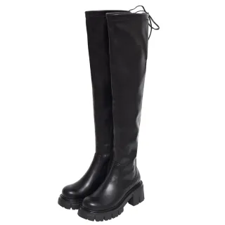 真皮彈力瘦瘦靴女短靴粗跟冬季新款厚底復古絨面顯瘦美拉德馬丁靴 歷史價格詳細信息