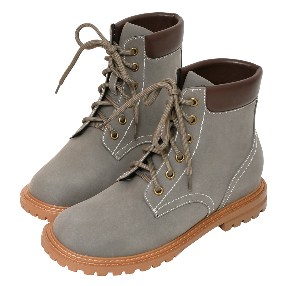 Ann’S小男孩系列-outdoore古銅扣帶霧面皮革內增高中筒短靴-深灰(版型偏小) 歷史價格詳細信息