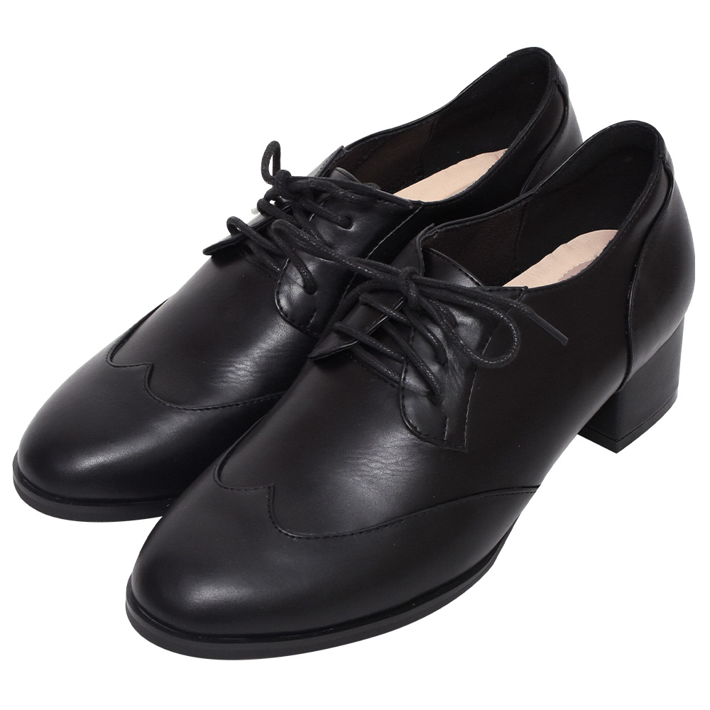 Ann’S好清潔荔枝紋皮革-素面小方頭平底紳士鞋-黑(版型偏小) 歷史價格詳細信息