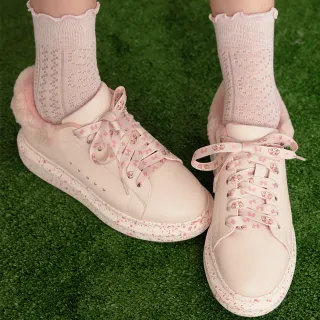 My melody X Ann’S美樂蒂滾邊珍珠繫帶 瑪莉珍粗跟娃娃鞋4cm-黑 歷史價格詳細信息