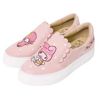 My melody X Ann’S美樂蒂滾邊珍珠繫帶 瑪莉珍粗跟娃娃鞋4cm-黑 歷史價格詳細信息