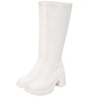 Ann’S直腿濾鏡-前高後低頂級牛皮真皮及膝長靴4cm-黑 歷史價格詳細信息