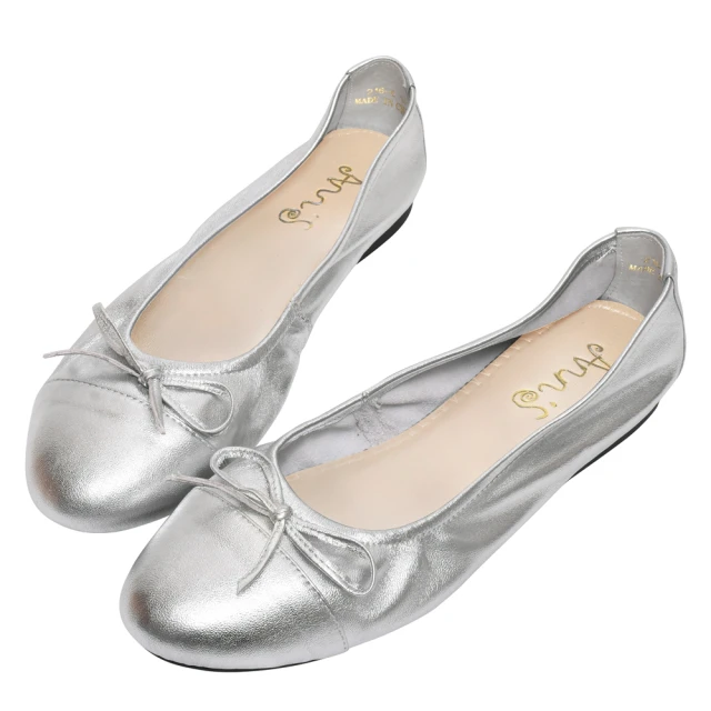 Ann’S優雅小香風-蝴蝶結小珍珠菱格紋羊皮真皮方楦平底娃娃鞋-黑米 歷史價格詳細信息