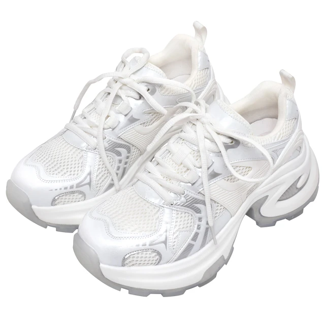 Ann’S魔術第四代-綠．白撞色全真皮牛皮老爹鞋(版型偏小) 歷史價格詳細信息