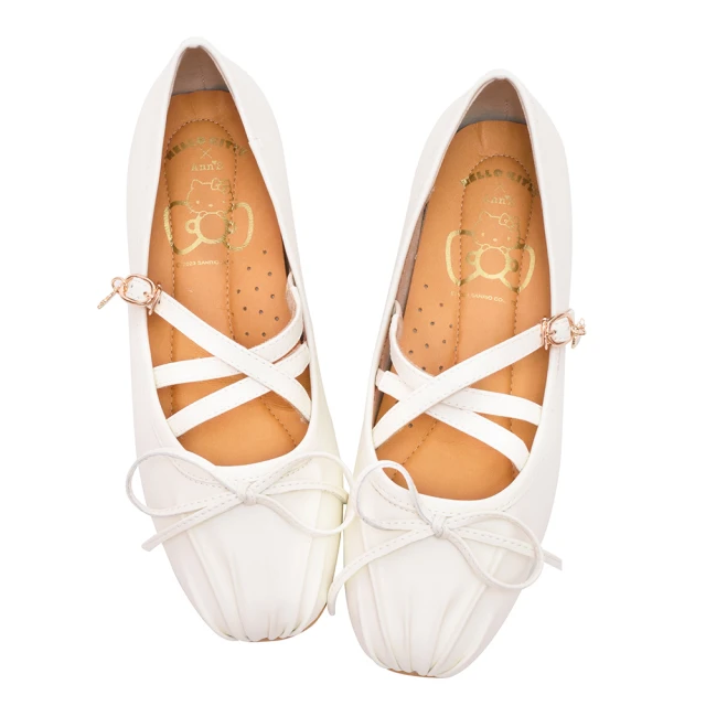 Ann’S瑪莉珍-蝴蝶結加寬楦舒適尖頭平底鞋-灰 歷史價格詳細信息