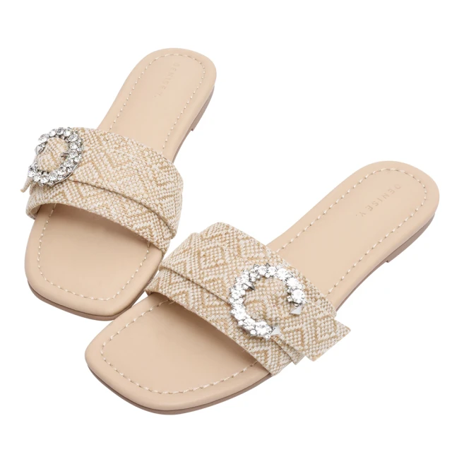 Ann‘S女神許願池-冰鑽寶石繫踝腳鍊小坡跟夾腳涼鞋 歷史價格詳細信息