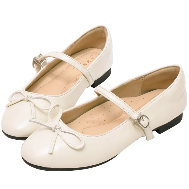 Ann’S瑪莉珍-蝴蝶結加寬楦舒適尖頭平底鞋-灰 歷史價格詳細信息