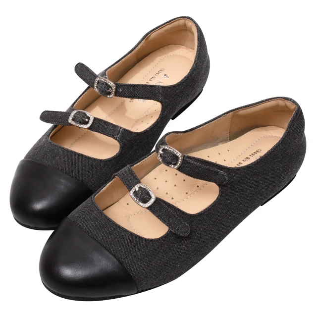 Ann’S瑪莉珍-蝴蝶結加寬楦舒適尖頭平底鞋-灰 歷史價格詳細信息