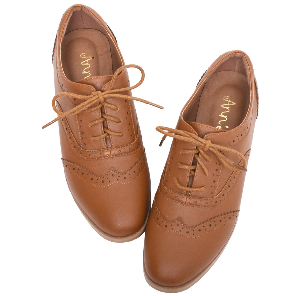 Ann’S好清潔荔枝紋皮革-素面小方頭平底紳士鞋-黑(版型偏小) 歷史價格詳細信息