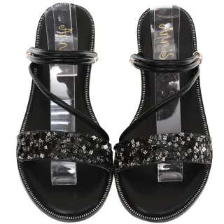 Ann’S糖果清甜-細帶交叉套趾側V顯瘦六角粗跟方頭涼鞋6cm-紫 歷史價格詳細信息