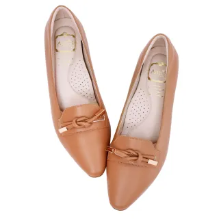 Ann’S知性文藝-雙結柔軟綿羊皮紳士平底鞋-棕(版型偏大) 歷史價格詳細信息