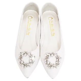 Ann’S花嫁時刻-珍珠鑽練繫帶防水台高跟婚鞋-白 歷史價格詳細信息