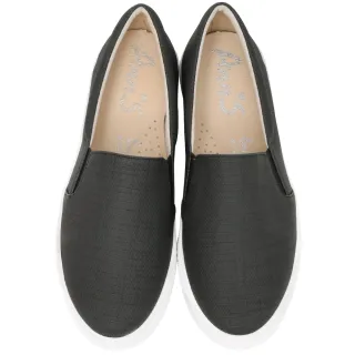 Ann’S進化2.0荔枝牛紋足弓墊腳顯瘦厚底懶人鞋-藍 歷史價格詳細信息