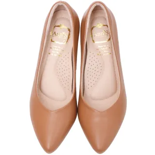 Ann’S舒適療癒系-V型美腿綿羊皮尖頭跟鞋-米白 歷史價格詳細信息