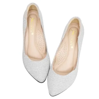 Ann’S絕美弧度-素面細膩亮粉防水台圓頭高跟婚鞋8.5cm-銀 歷史價格詳細信息