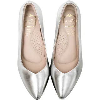 Ann’S舒適療癒系-V型美腿綿羊皮尖頭跟鞋-米白 歷史價格詳細信息