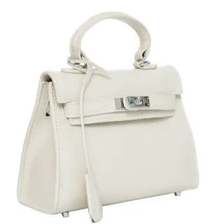 Ann’S經典時裝配件-頂級牛皮全真皮2way大型凱莉柏金包 -紫羅蘭 歷史價格詳細信息