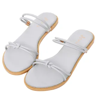 Ann’S微成熟-立體圓條方頭扁跟拉帶涼鞋-棕 歷史價格詳細信息