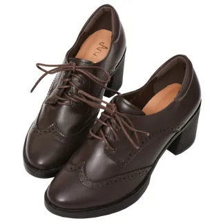 Ann’S英倫甜心2.0厚底-綁帶牛津雕花粗跟踝靴7cm-酒紅 歷史價格詳細信息