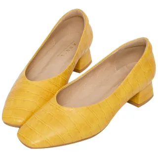 Ann’S豆腐岩-顯瘦V口方頭低跟鞋3.5cm-酒紅 歷史價格詳細信息