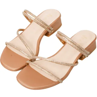 Ann’S閃耀最佳-細膩碎鑽可兩穿方頭粗跟涼鞋3cm-銀(版型偏小) 歷史價格詳細信息