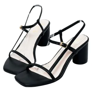 Ann’S品味選擇-細緻滾邊牛皮真皮方頭粗跟紳士鞋5cm-黑 歷史價格詳細信息