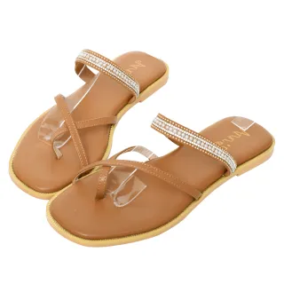 Ann’S波西boho編織圓扣粗跟涼拖鞋4cm-棕(版型偏小) 歷史價格詳細信息