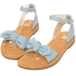 Ann’S水洗牛皮-甜美扭結寬版平底涼鞋-黑 歷史價格詳細信息