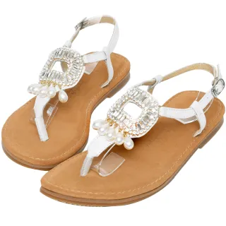 【Ann’S】水洗牛皮-珍珠麻花粗針織套指圓頭平底涼拖鞋(米白) 歷史價格詳細信息