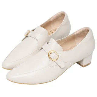 Ann’S手工縫製粗線金釦綿羊皮全真皮平底紳士鞋-棕(版型偏大) 歷史價格詳細信息