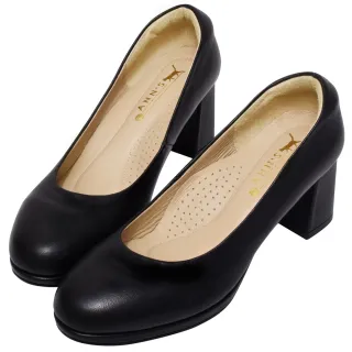 Ann’S通勤好走首選-頂級綿羊皮防水台圓頭粗跟鞋6cm-藍(版型偏小) 歷史價格詳細信息