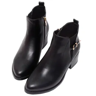 Ann’S藏不住的氣質-馬鞍扣頂級軟牛皮小方頭低跟包鞋5cm-灰 歷史價格詳細信息