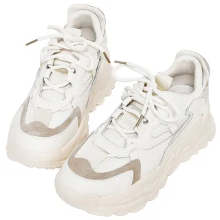 Ann’S魔術第四代-奶茶配色鞋底全真皮老爹鞋-6cm 歷史價格詳細信息