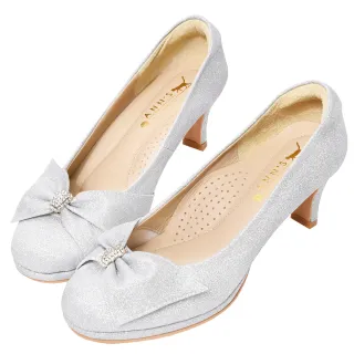 Ann’S拇指外翻救星造型蝴蝶結全真羊皮內增高尖頭鞋-杏 歷史價格詳細信息