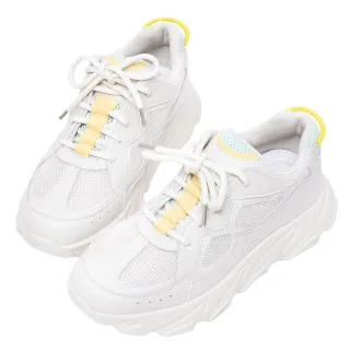 Ann’S魔術第四代-香蕉牛奶星星鞋底全真皮牛皮老爹鞋4.5cm(版型偏小) 歷史價格詳細信息