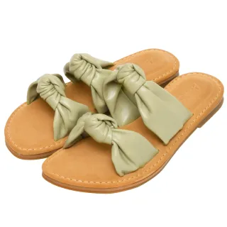 Ann’S棉質感受-柔軟扭結方頭涼拖鞋3cm-棕(版型偏小) 歷史價格詳細信息