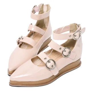 ANNSTAR 波痞Poppy聯名-日系原宿風格粗帶厚底鞋5cm-黑 歷史價格詳細信息