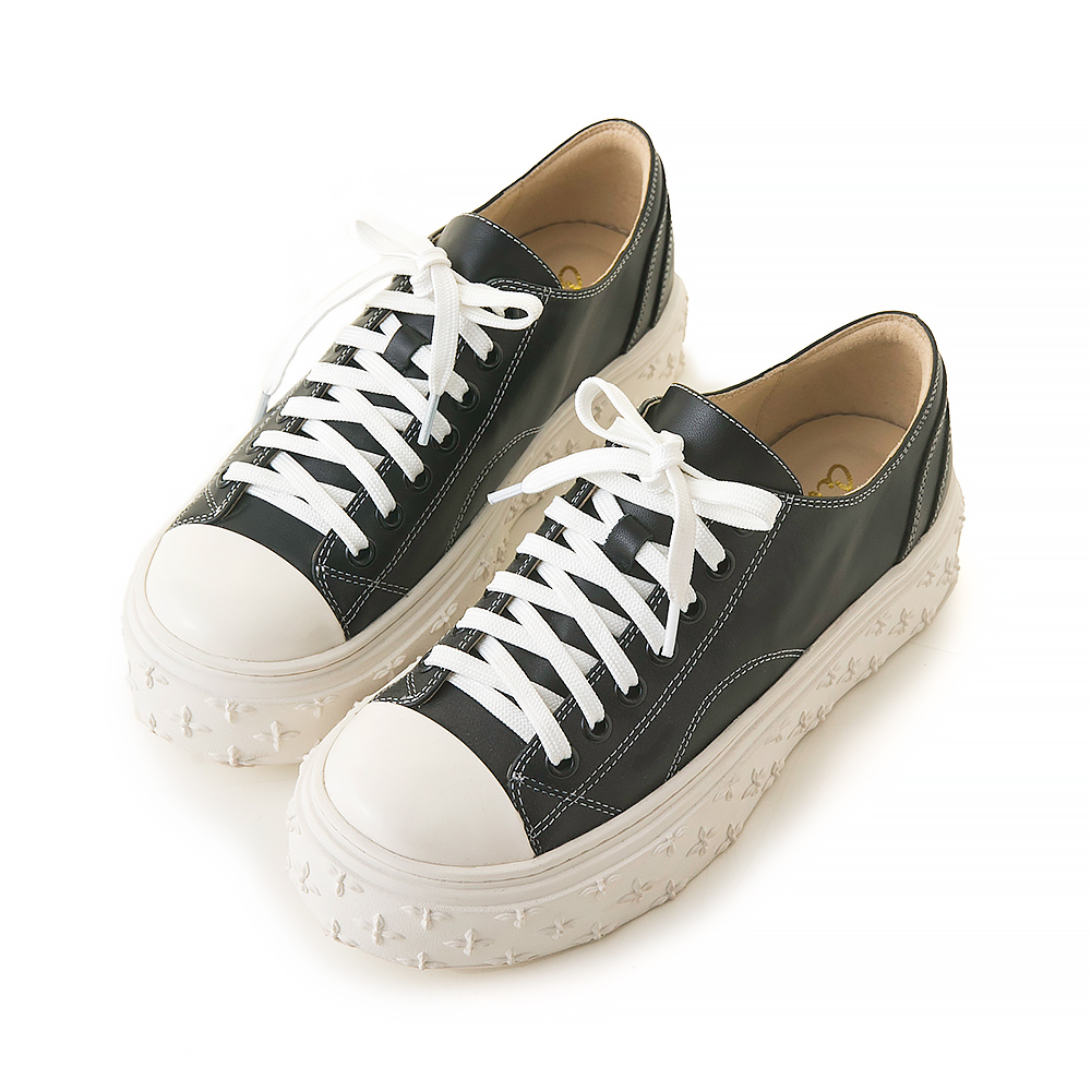 amai 百搭真皮厚底小白鞋 休閒鞋 厚底鞋 板鞋 運動鞋 鬆糕鞋 真皮小白鞋 真皮鞋 大尺碼 黑色 A-GC51BK 歷史價格詳細信息