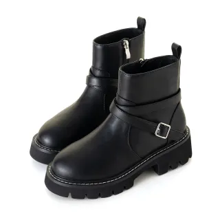 amai 率性休閒風厚底靴 機車靴 粗跟靴 短靴 中筒靴 軍靴 厚底 中跟 百搭 英倫風 大尺碼 杏色 GB990BE 歷史價格詳細信息