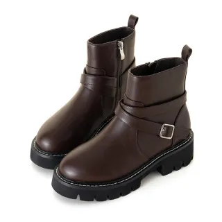 amai 率性休閒風厚底靴 機車靴 粗跟靴 短靴 中筒靴 軍靴 厚底 中跟 百搭 英倫風 大尺碼 杏色 GB990BE 歷史價格詳細信息